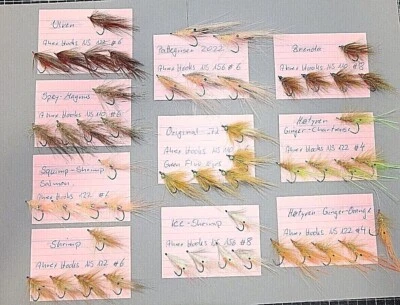 Meerforellen Fliegen #northernflytying O. Oelze HH 10 Muster Seatrout Flies - Bild 1 von 4