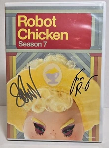 Robot Chicken Season 7 Autographed By Seth Green And Tom Root With COA - Picture 1 of 2