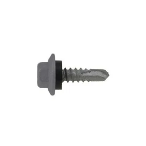10g (4.80mm) x 16mm NEO Basalt Hex Flange Metal Self Drilling Screw Painted - Picture 1 of 4