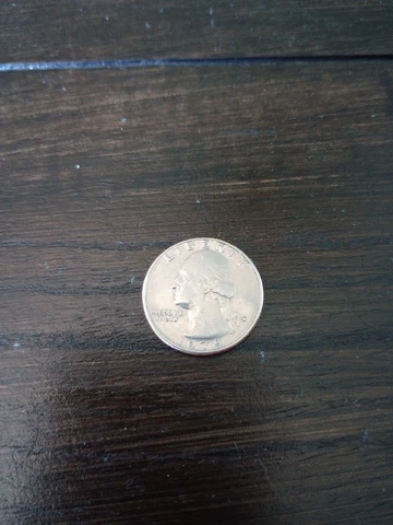 1979 quarter Error filled D Mint Mark Cover