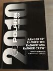 Polaris 2010 Ranger XP HD 6x6 CREW Owner's Safety Maintenance Manual