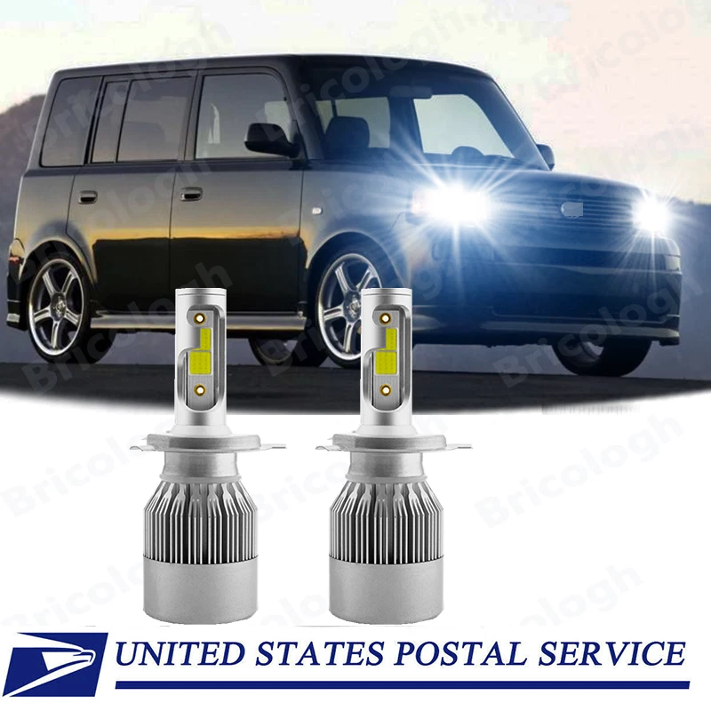 Kit de faróis de LED para carro H4 9003 lâmpada de feixe alto baixo para Scion xB 2004-2006 - Imagem 1 de 4