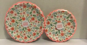 New Meri Meri Floral Paper Plates - Picture 1 of 5