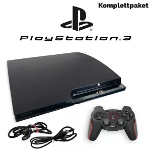 Sony PlayStation 3 Slim 120GB Spielkonsole (CECH-2004A) | + Spiel | GUT ✅ - Bild 1 von 14
