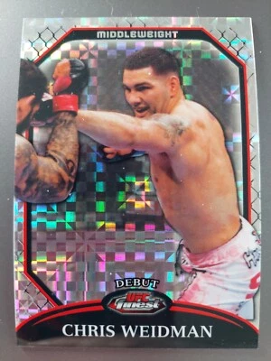 Chris Weidman #11 Debut 2011 Topps UFC Finest X-Refractor #349/388 - Image 1 of 2