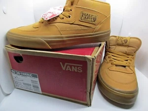 VANS Half Cab Vansbuck Light Gum Mono Skate Shoes Size UK 7 Men BNIB Rare - Picture 1 of 12