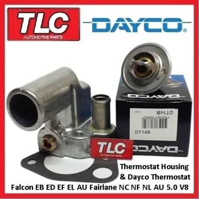 Falcon EB ED EF EL AU inc XR8 Fairlane NC NF NL AU 5.0 V8 Thermostat & Housing - image 1 of 4