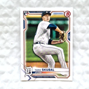 2021 Bowman - Tarik Skubal - RC # 11 - RC Logo on Front - NICE CARD - NRMNT/MINT - Bild 1 von 6