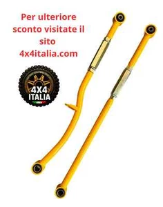 Kit 2 Barre Panhard regolabili e rinforzate per Nissan Patrol GR Y60-Y61 2.8 - Foto 1 di 7