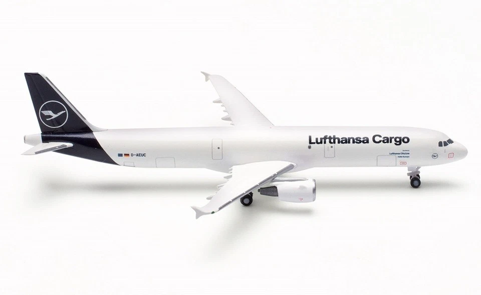 ¡Nuevo! Herpa 536660 Lufthansa Cargo Airbus A321P2F "Hola Europa" - 1:500 diecast Foto 1 de 1