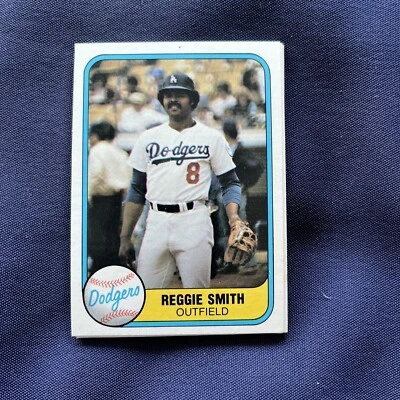 1981 Fleer Reggie Smith Los Angeles Dodgers #111 See Pic - Image 1 of 2