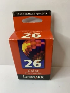 Genuine Lexmark 10N0026 26 Ink Jet Cartridge Color New In Original Box - Picture 1 of 5