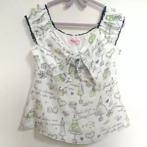 Top Mezzo Piano Chifón 160 cm/63 pulgadas Sin mangas Patrón de Compras de Japón Usado - Imagen 1 de 16
