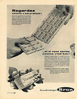 Publicite Advertising 014   1958   Brun   Gaufrettes Brunette