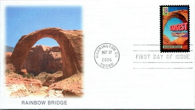 FDC 2006 SC #4045 Fleetwood Cachet, Rainbow Bridge - DC Cancel - J18082 - Image 1 of 2