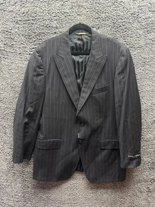Blazer y pantalón Dolce & Gabbana a rayas de lana virgen traje gris para hombre talla 54 - Imagen 1 de 24