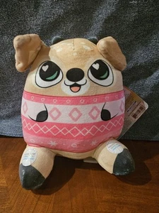 Just Play Flipeez Pippa Reindeer Plush Stuffed Animal Pink Top w/ Tags 2024 8" - Picture 1 of 6