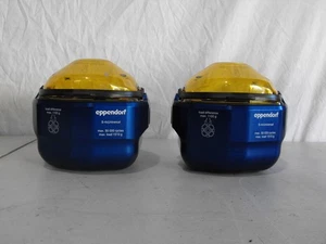 Cucharones oscilantes centrífuga de alta capacidad Eppendorf S-4 con tapa, juego de 2, ¡sin usar! - Imagen 1 de 5