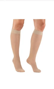 Medias de compresión transparentes Truform, 15-20 mmHg, para mujer hasta la rodilla NNUDE pequeñas - Imagen 1 de 2