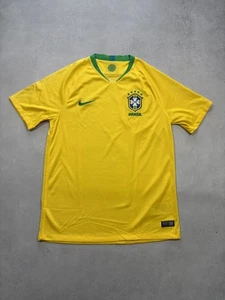Camiseta Brasil Nike 2018 2019 local Copa Mundial Fútbol Camiseta Hombre Talla M - Imagen 1 de 19