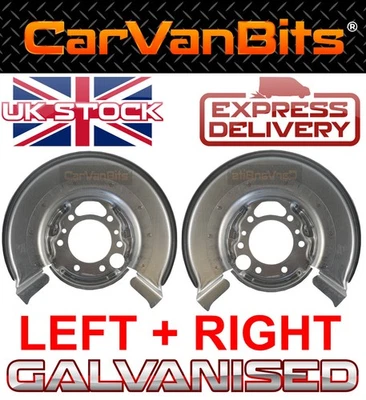 FOR MERCEDES SPRINTER VW LT 95-06 REAR BREAKE DUST DISC SHIELD PLATE COVER PAIR — 第 1/4 张图片