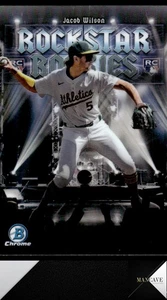 2025 Bowman #RR-16 Jacob Wilson Rockstar Rookies Athletics - Imagen 1 de 2