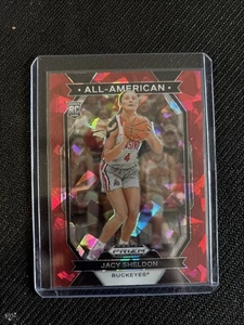 🏀 Selecciones del draft de Panini Prizm 2024 #16 Jacy Sheldon All-American Prizms Red Ice 🏀 - Imagen 1 de 2