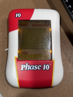 Phase 10 Electronic Handheld Travel Card Game w/Stylus Techno Source TESTED - Image 1 of 4