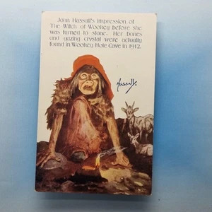 John Hassall Postcard Witch Of Wookey Hole C1920 Before G W Hodgkinson - Picture 1 of 2