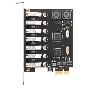 USB 3.0 PCI-E Expansion Card Adapter 7 Ports Hub Adapter External3145 - Photo 1/4