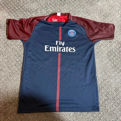 Paris Saint-Germain Neymar Jr #10 Youth Home Soccer Jersey Fly Emirates - Photo 1/3
