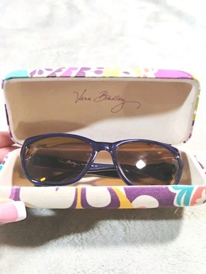 Vera Bradley Carol Retired Uv400 Sunglasses  Floral, Frames Only! 57-17-130 - Image 1 of 4