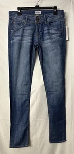 NWT Hudson Collin Womens Medium Wash Stretch Skinny Designer Jeans Size 29 - Picture 1 of 12