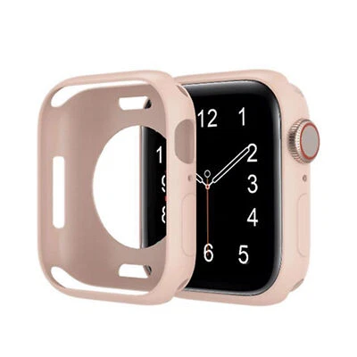 Capa macia silicone 49 46 42 40 38 mm para Apple Watch 10 9 8 7 SE 6 5 4 3 2 1 TPU - Imagem 1 de 4