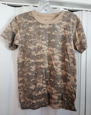 Rothco Kids Boy's Tan Green Camoflage Outfit T-Shirt Lg Jr. G.I. Pants Size M - Image 1 of 4