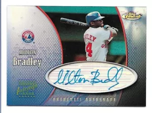 Autógrafo Topps Finest Authentic Auto Milton Bradley #FA-MB 2001 - Imagen 1 de 2