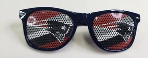 Unisex Youth NFL New England Patriots Big Logo Sunglasses Red White & Blue - Picture 1 of 3