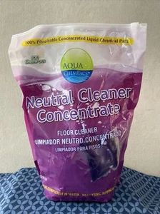 Aqua ChemPacs Neutral Floor Cleaner Concentrate 100 ChemPacs - Picture 1 of 2