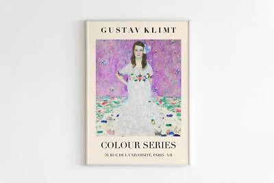 Gustav Klimt Colour Series Exhibition Print High Quality Print Mid Century - Image 1 of 2