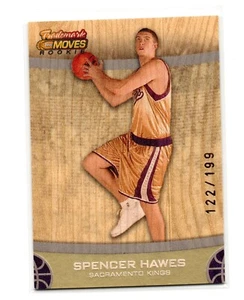 2007-08 Topps Trademark Moves Hardwood #'d 122/19 Spencer Hawes #67 RC Rookie NM - Bild 1 von 2
