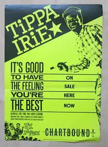 TIPPA IRIE It's Good To Have The Feeling You're The Best UK promo poster - Picture 1 of 2