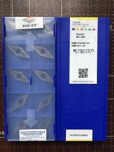 10PCS/box  Original   Zhuzhou Diamond  CNC blade      VBMT160404-EF YBG205 - Picture 1 of 1
