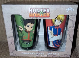 NEU Hunter X Hunter 2er Set (16 Oz) Pint Glas Set (Gon + Kurapika) HXH - Bild 1 von 2