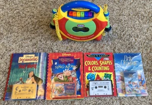 Rare Little Tikes Sing Along Dual Mic Karaoke Cassette Recorder +4 Books-Tested - Picture 1 of 19