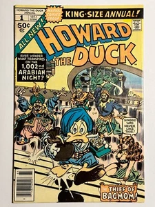 HOWARD THE DUCK King-Size Annual #1 (1977, Marvel) Nothing Problematic Here! - Picture 1 of 6