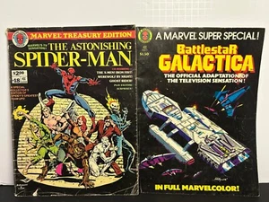 Vintage 70er Spider-Man & BattleStar Galactica Marvel Treasury Edition Comics - Bild 1 von 11