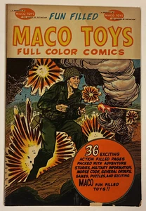 MACO TOYS Full Color Comics Shows Entire Toy Line In Comic Book Rare 1959 - Picture 1 of 8