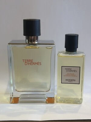 Terre D’Hermes Set: 100ml EDT Spray & 80ml Hair & Body Shower Gel New In Box - Image 1 of 4