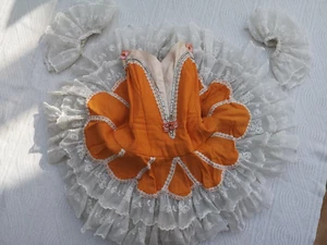 Reizend! Staatsoper - Ballettkostüm / Ballettkleid mit Tutu - Orange/Weiß, XS - Bild 1 von 9