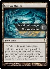 1X Scrying Sheets Coldsnap EX Italian MTG CARD